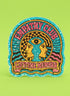 Retro Empathy Club Sticker: 70s Psychedelic Witchy Decal with Spiritual Third Eye for Laptop, Journal