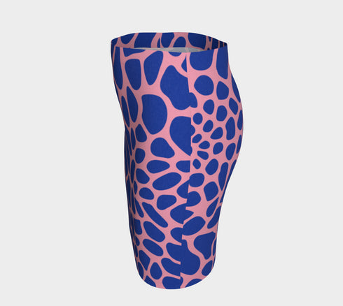 Pink and Blue Giraffe Print