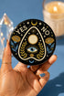 Whimsigoth Ouija Coaster | Planchette All Seeing Eye Ceramic Coaster