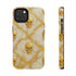 Marble Gold and White Skull Phone Case