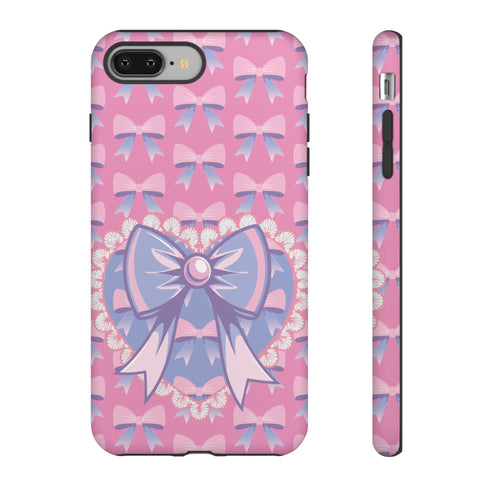 Heart Coquette Bow Phone Case
