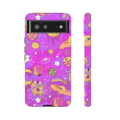 Galactic Gaze Phone Case in Pink