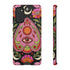 Evil Eye Phone Case Planchette Design, Goth Boho Aesthetic Floral iPhone Case