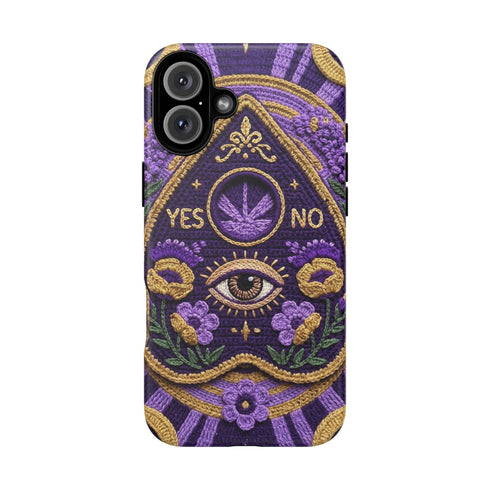 Purple Planchette Garden Crochet Tough Case in Matte