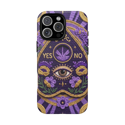 Purple Planchette Garden Crochet Tough Case in Matte