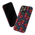 Red Cherry Skull Phone Case