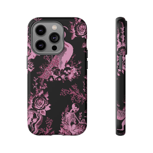 Gothic Peacock Toile Phone Case