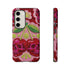 Faux Crochet Cherry Skull Phone Case | Pastel Goth Macabre Matte Cover