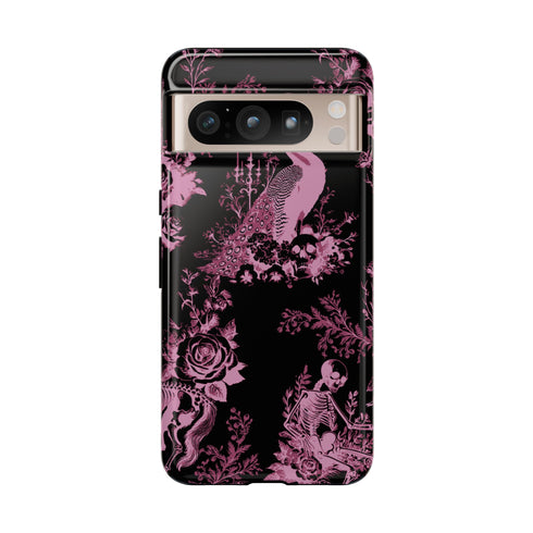 Gothic Peacock Toile Phone Case