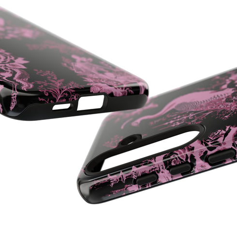 Gothic Peacock Toile Phone Case