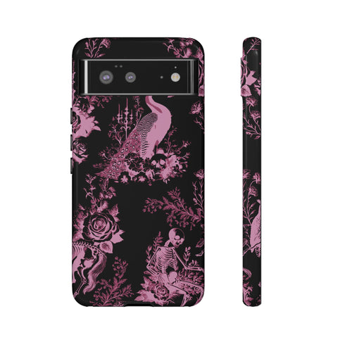 Gothic Peacock Toile Phone Case