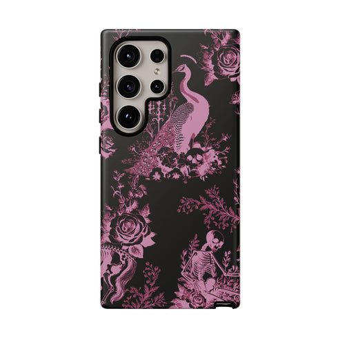 Gothic Peacock Toile Phone Case