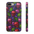 Stained Glass Cherry Skull Phone Case