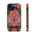 Evil Eye Phone Case Planchette Design, Goth Boho Aesthetic Floral iPhone Case