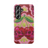Faux Crochet Cherry Skull Phone Case | Pastel Goth Macabre Matte Cover