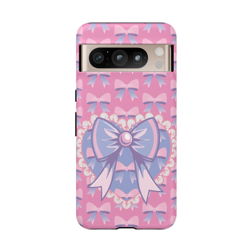 Heart Coquette Bow Phone Case