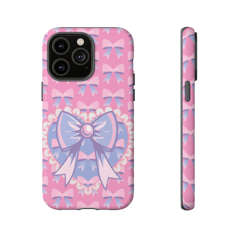 Heart Coquette Bow Phone Case