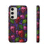 Stained Glass Cherry Skull Phone Case