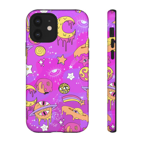 Galactic Gaze Phone Case in Pink