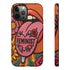 Feminist Tongue Faux Embroidery Phone Case