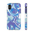 Blue Marble Swirl Phone Case in Blue