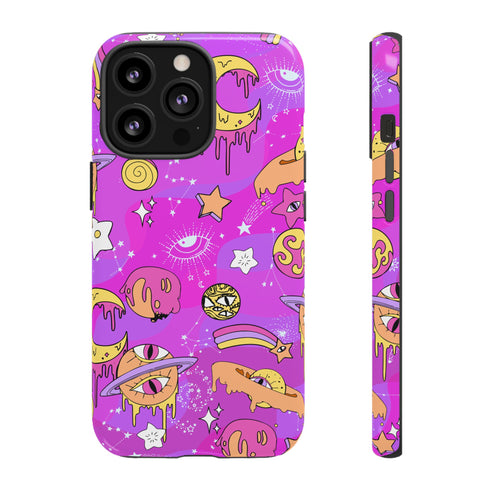 Galactic Gaze Phone Case in Pink