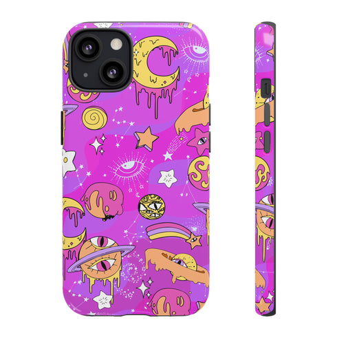 Galactic Gaze Phone Case in Pink