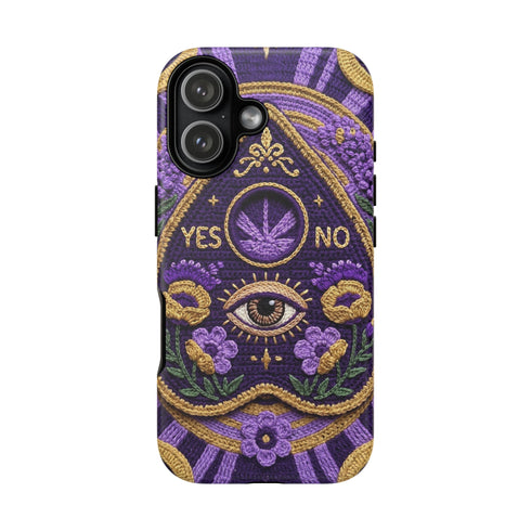 Purple Planchette Garden Crochet Tough Case in Matte