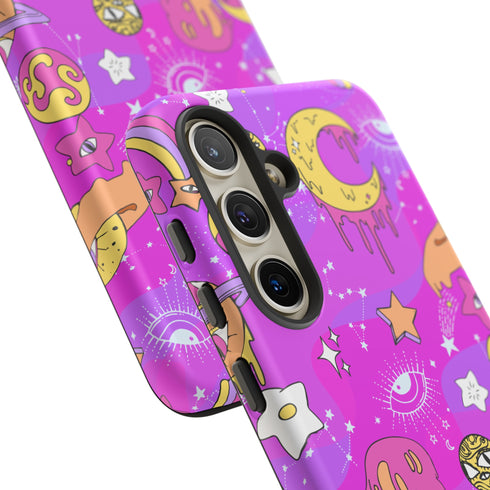 Galactic Gaze Phone Case in Pink