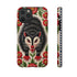 Angry Possum Faux Embroidery Phone Case