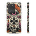 Gothic Faux Crochet Phone Case - Whimsigoth Evil Eye Skull Cover