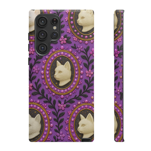 Baroque Cat Cameo Phone Case