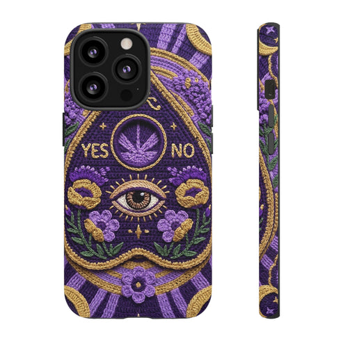 Purple Planchette Garden Crochet Tough Case in Matte