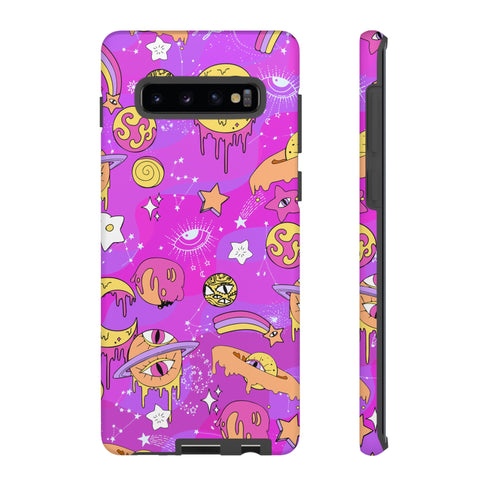 Galactic Gaze Phone Case in Pink