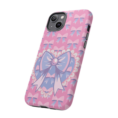 Heart Coquette Bow Phone Case
