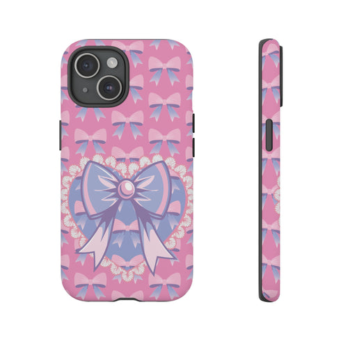 Heart Coquette Bow Phone Case