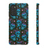 Skull Cherry Phone Case in Blue