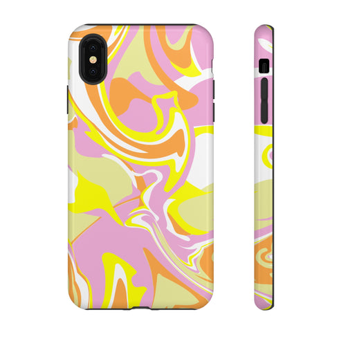 Marble Swirl Phone Case in Pink