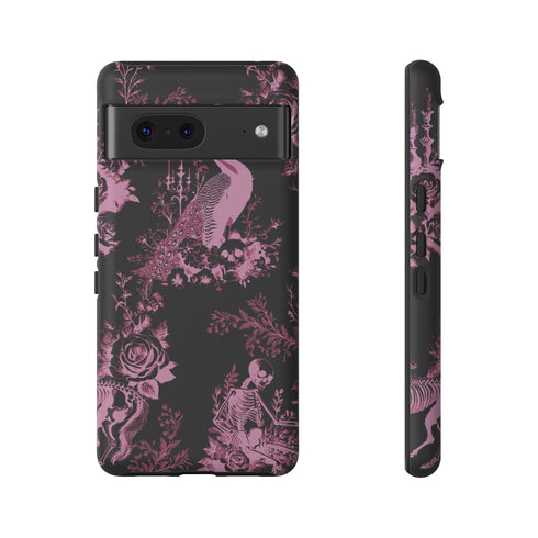 Gothic Peacock Toile Phone Case