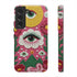 Maximalist Eye Cloud Faux Crochet Tough Case in Matte