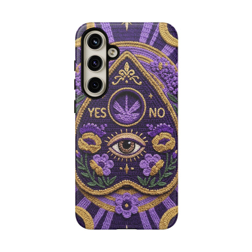 Purple Planchette Garden Crochet Tough Case in Matte