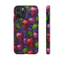 Stained Glass Cherry Skull Phone Case