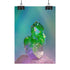 Raw Green Quartz Cluster Fine Art Print