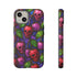 Stained Glass Cherry Skull Phone Case