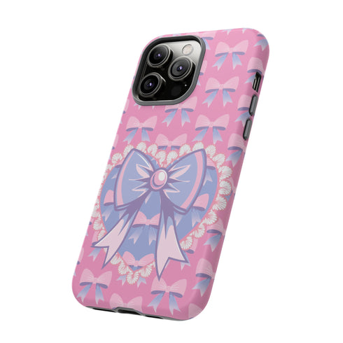 Heart Coquette Bow Phone Case