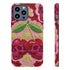 Faux Crochet Cherry Skull Phone Case | Pastel Goth Macabre Matte Cover