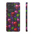 Stained Glass Cherry Skull Phone Case