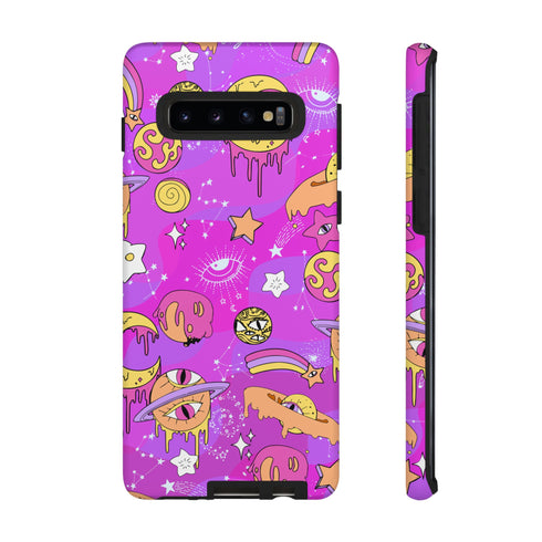 Galactic Gaze Phone Case in Pink