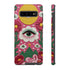 Maximalist Eye Cloud Faux Crochet Tough Case in Matte