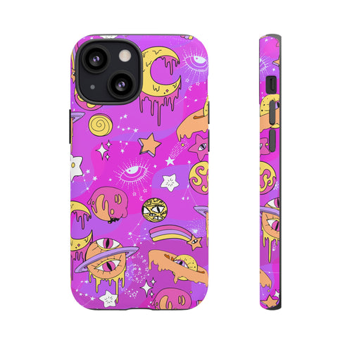 Galactic Gaze Phone Case in Pink